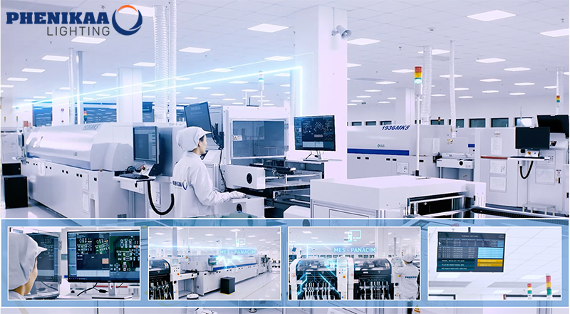 Bên trong Nhà máy Điện tử Thông minh Phenikaa đạt tiêu chuẩn Quốc tế đảm bảo an toàn cho người lao động làm việc